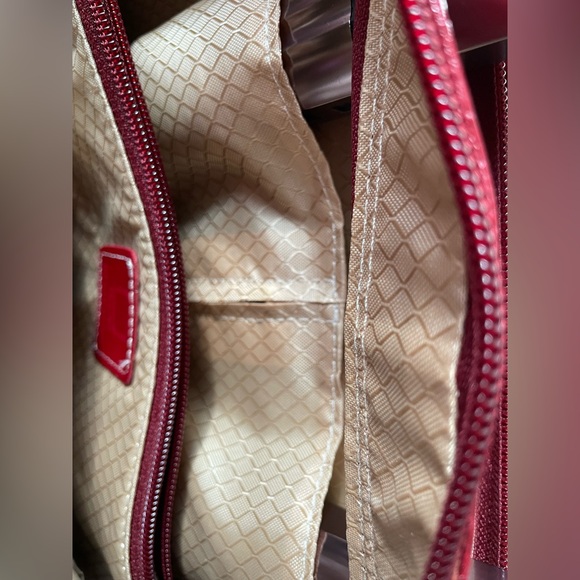 NWT - McKlein red laptop roller bag (genuine leather) - Picture 5 of 8